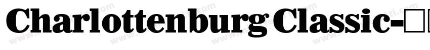 Charlottenburg Classic字体转换
